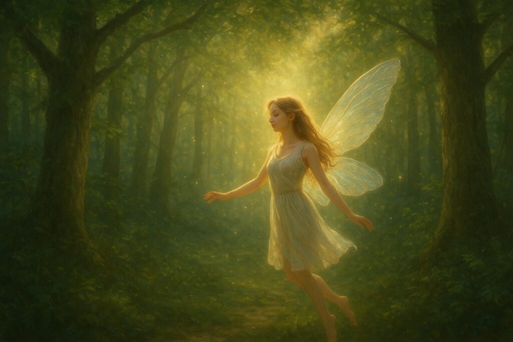 神秘的な妖精がいる美しい場所